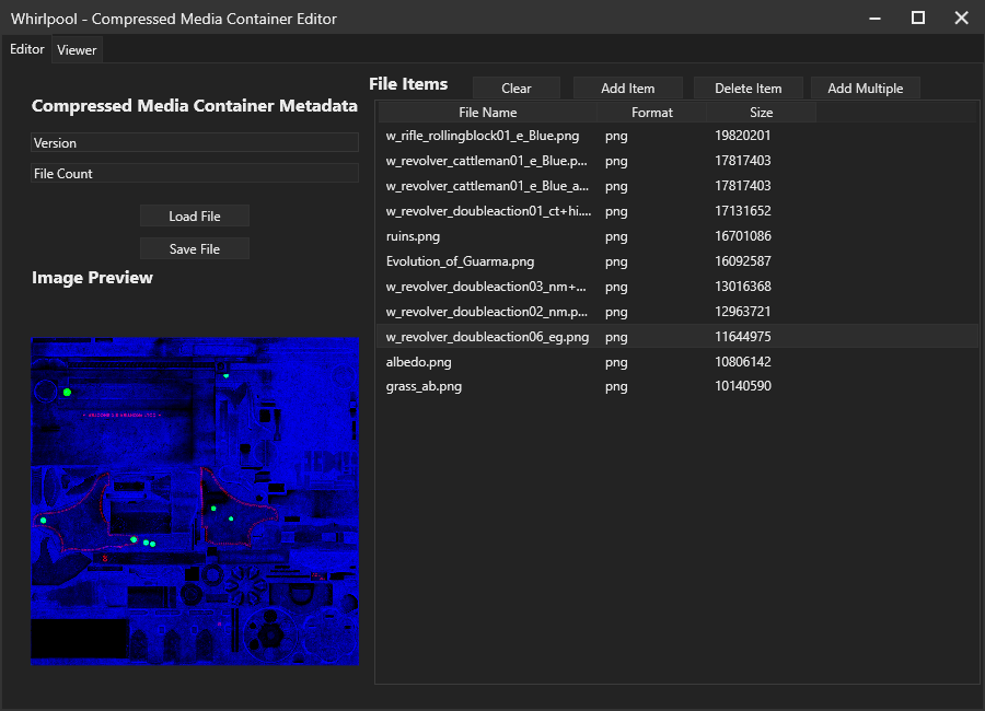 Compressed Media Container